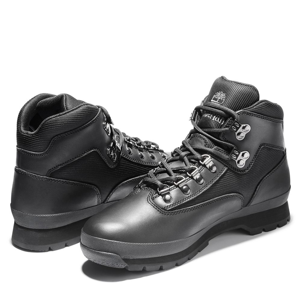 Botas Trekking Timberland Hombre Euro Negras - Chile BJD-392540